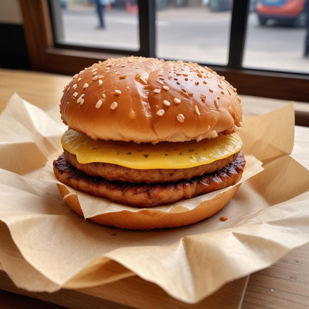 Veggie burger (friture)